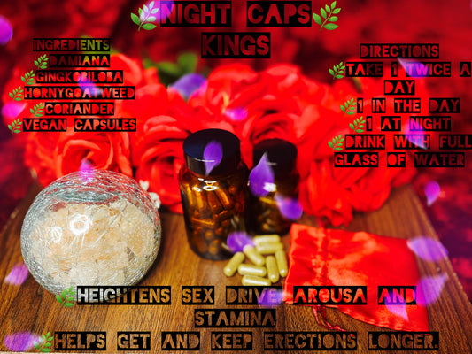 Men’s Aphrodisiac Capsules, Tea or Gummies